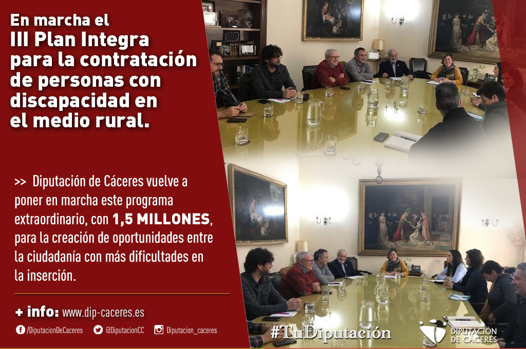 La Diputación de Cáceres vuelve